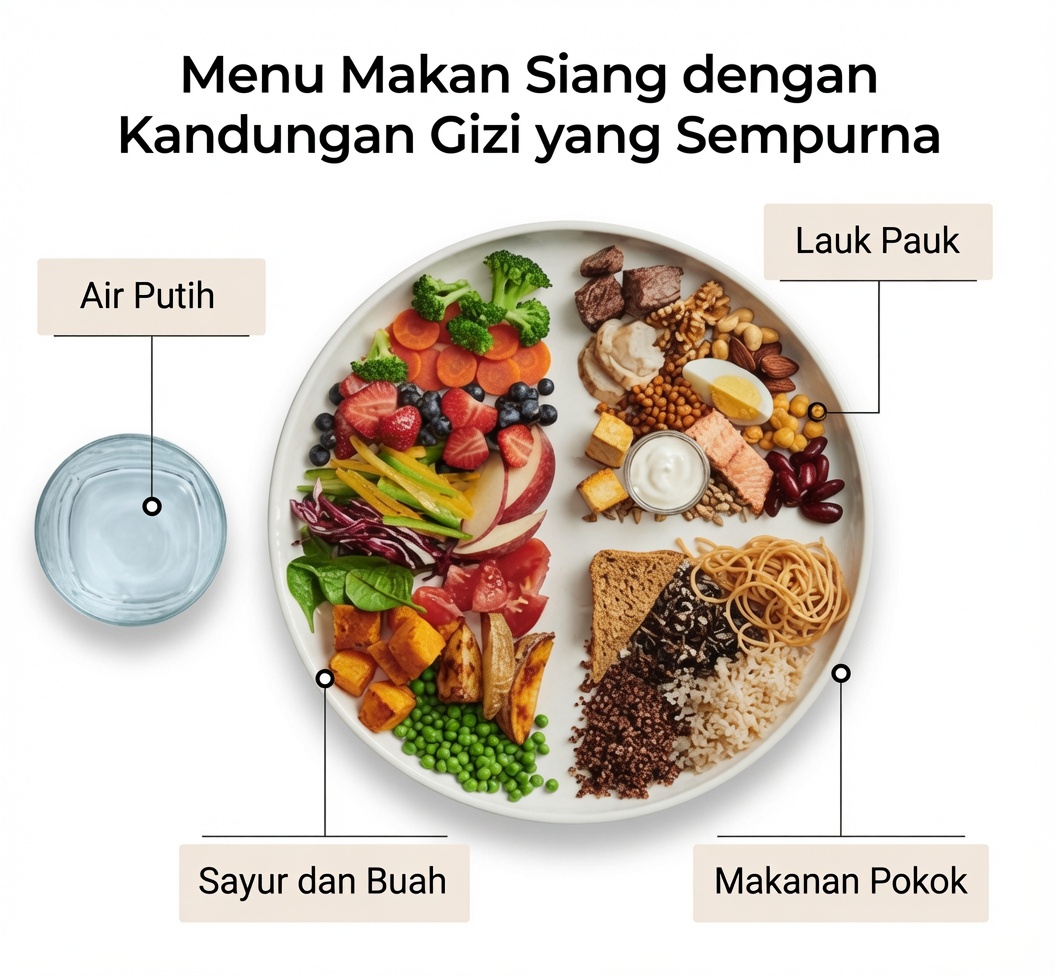 Pentingnya Memilih Menu Makan Siang dengan Kandungan Gizi yang Seimbang