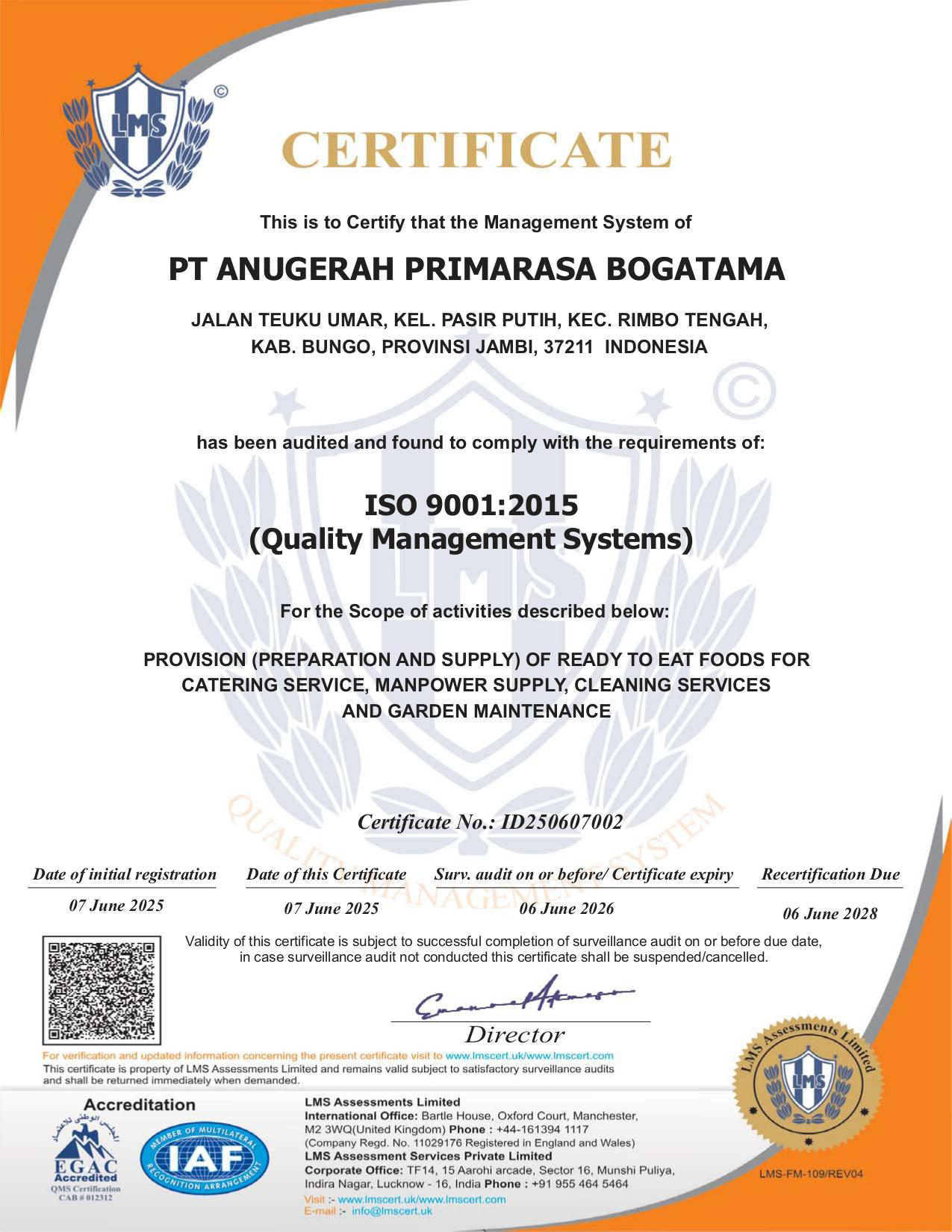 ISO 9001:2015